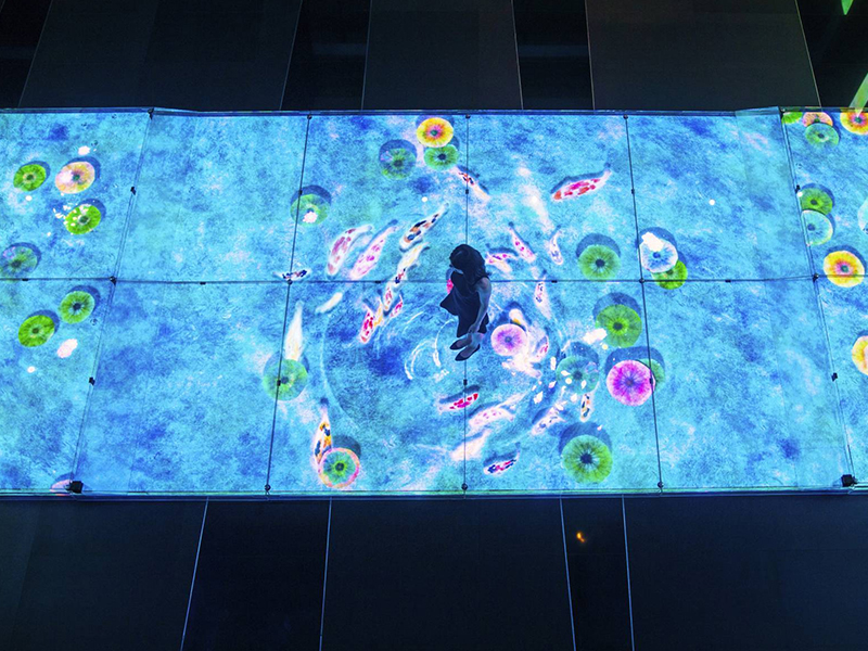 Features of interactive LED floor tile screen