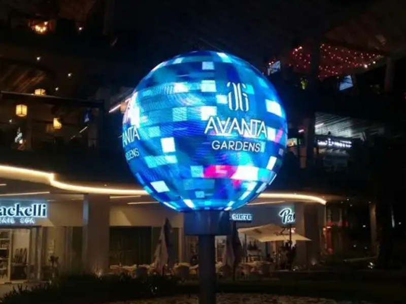 TOOSEN spherical LED screen makes the horizon “turn” up
