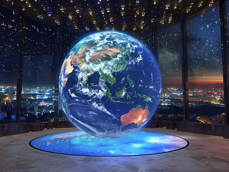 The trend of museums choosing spherical leds