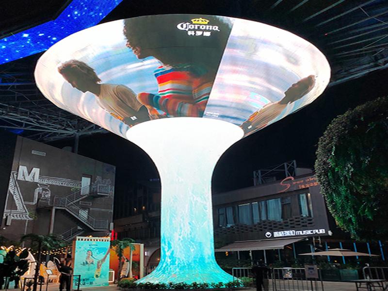 How to Install a Cylindrical LED Display: Step-b