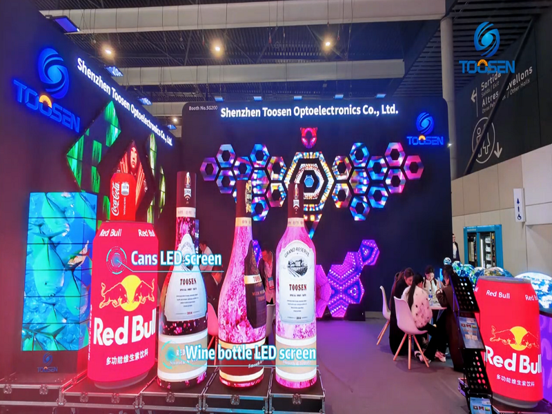 How Is a Wine Bottle Shaped LED Screen Made?